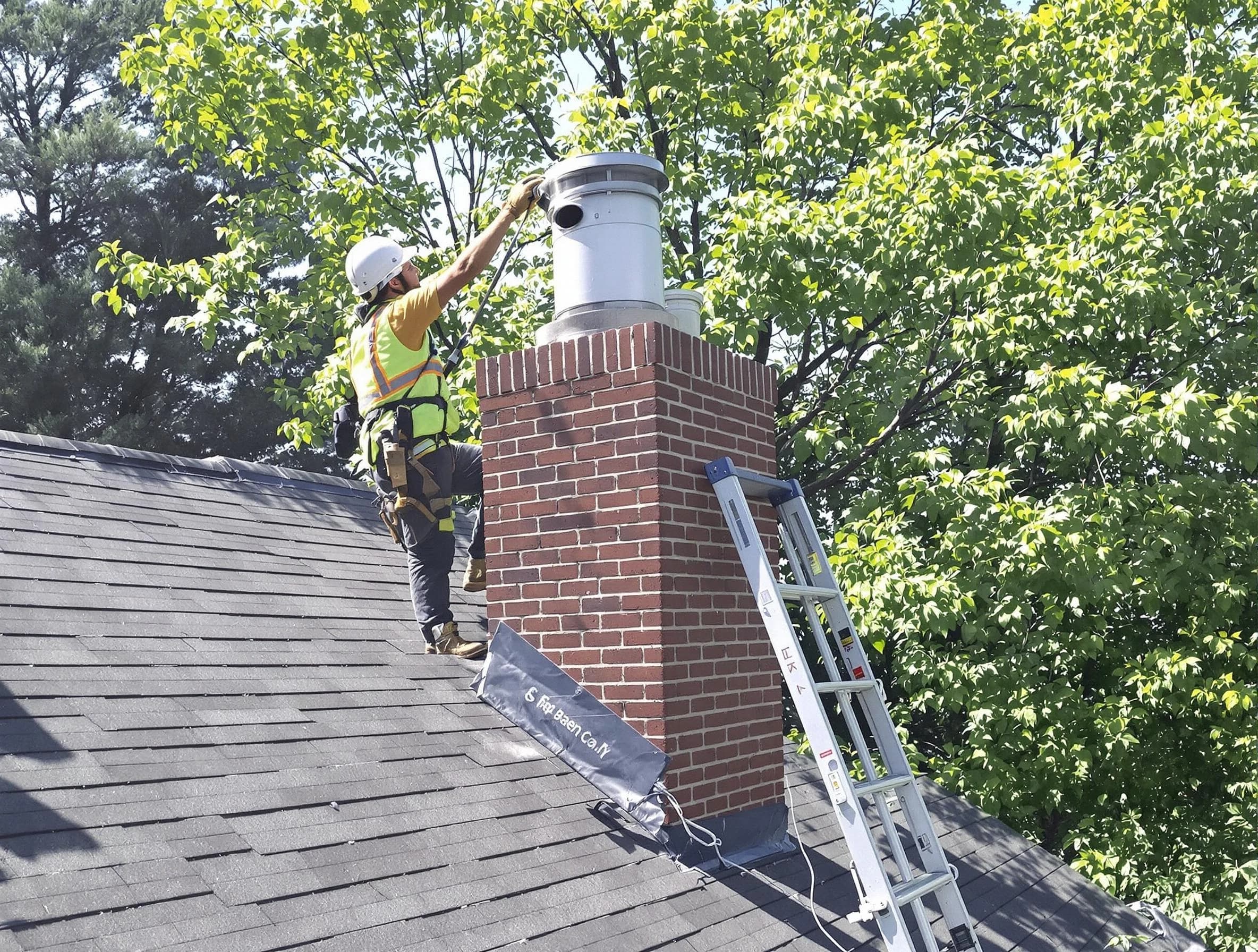 Chimney liner inspection by Lafayette Chimney Sweep in Lafayette, TN