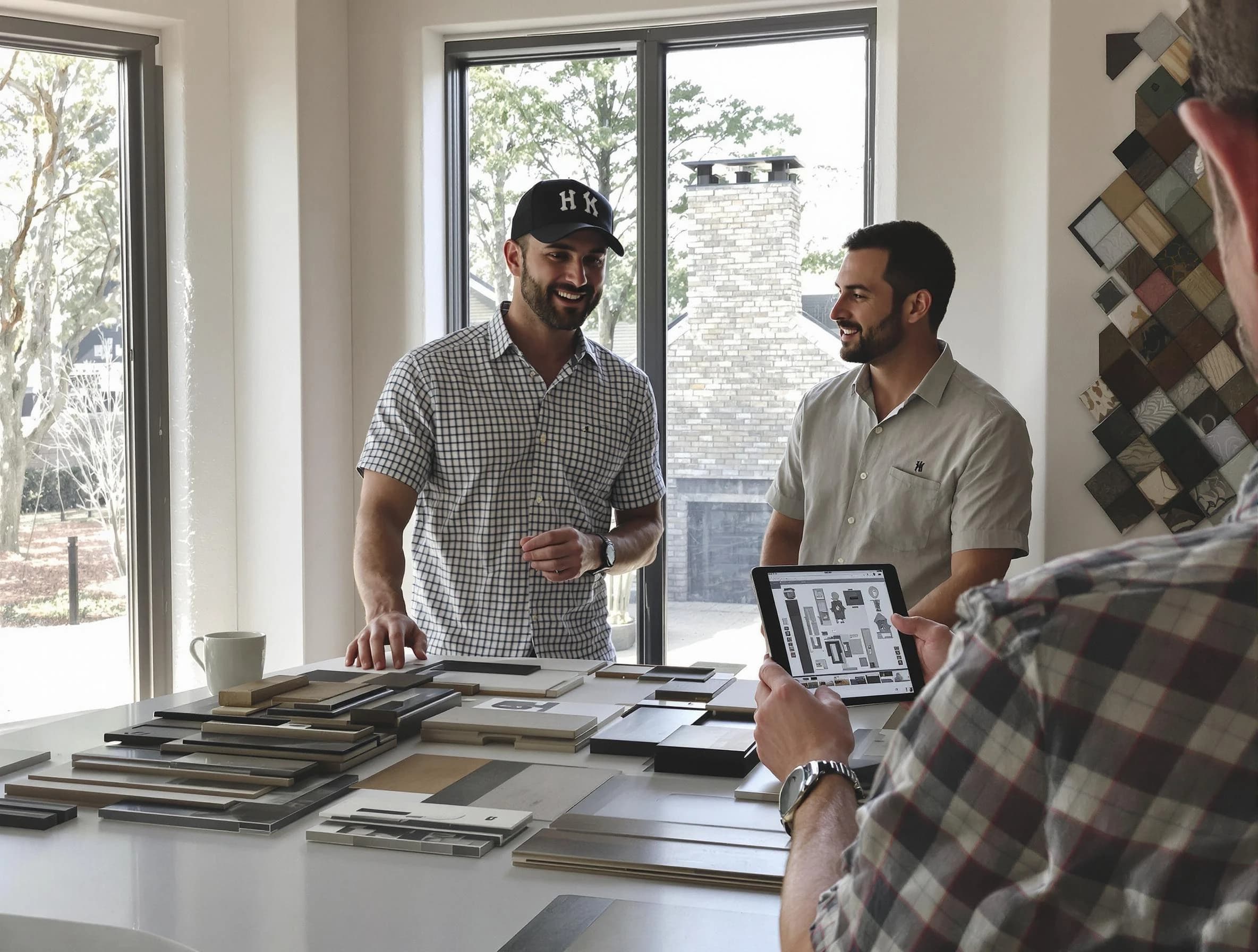 Lafayette Chimney Sweep remodeling a chimney and fireplace in Lafayette, TN