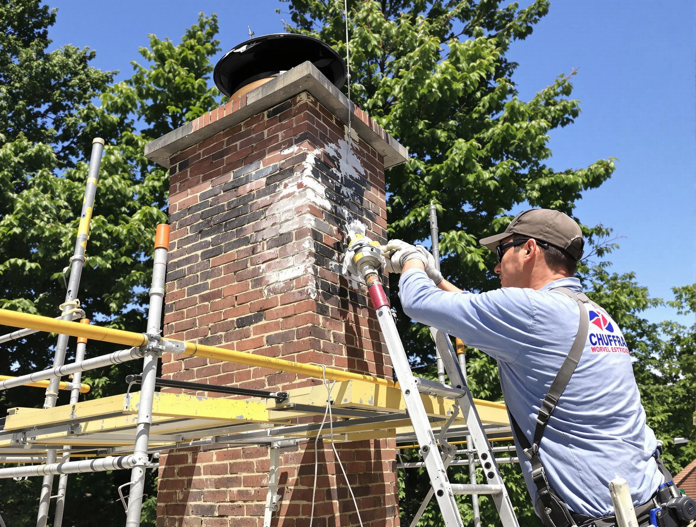 Structural chimney repair by Lafayette Chimney Sweep in Lafayette, TN